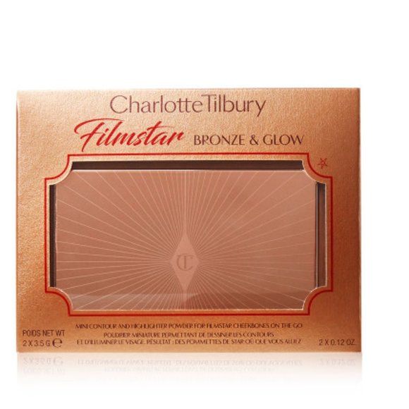 ✔️ LIGHT-MEDIUM Filmstar Bronze & Glow Contour Duo Travel Size CHARLOTTE TILBURY - Picture 2 of 8